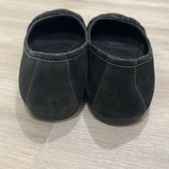 ECCO Kelly flats leather black ballet size 37 7 trendy 90s Y2K 2000s VTG luxury - Picture 4 of 6